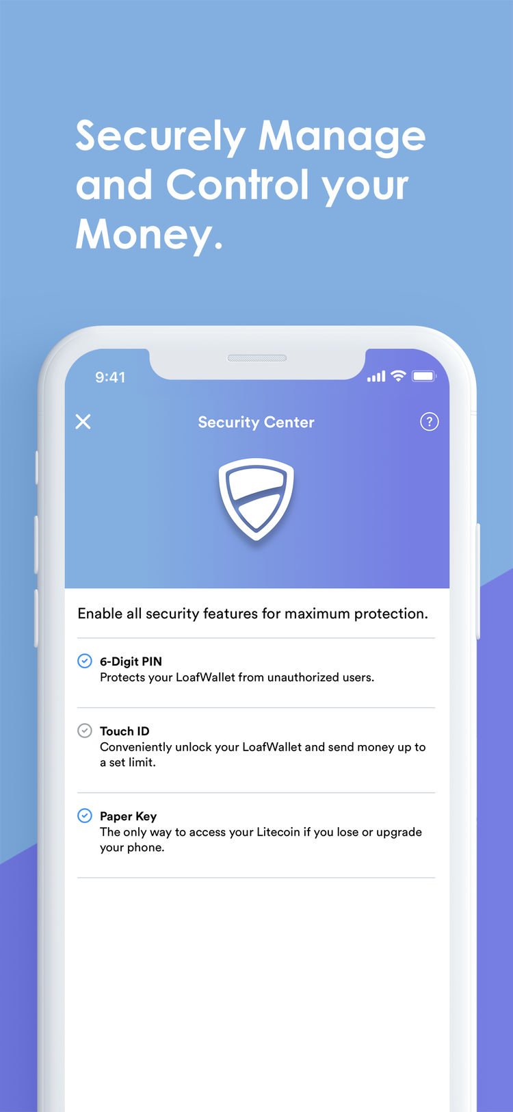 Loafwallet (V 2.1.2) Loafwallet - Security center